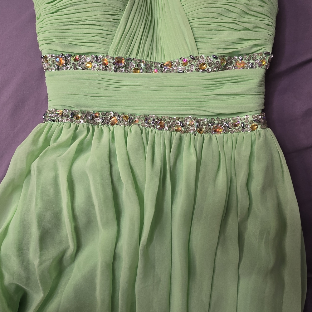 NWT Anny Lee Vibrant Green Dress